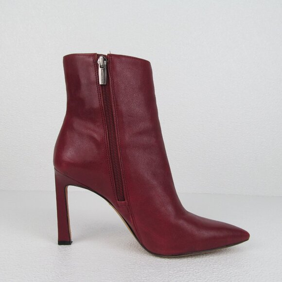 Vince Camuto Sashala Pointed Toe Leather Stiletto Bootie size 7 - Picture 2 of 10